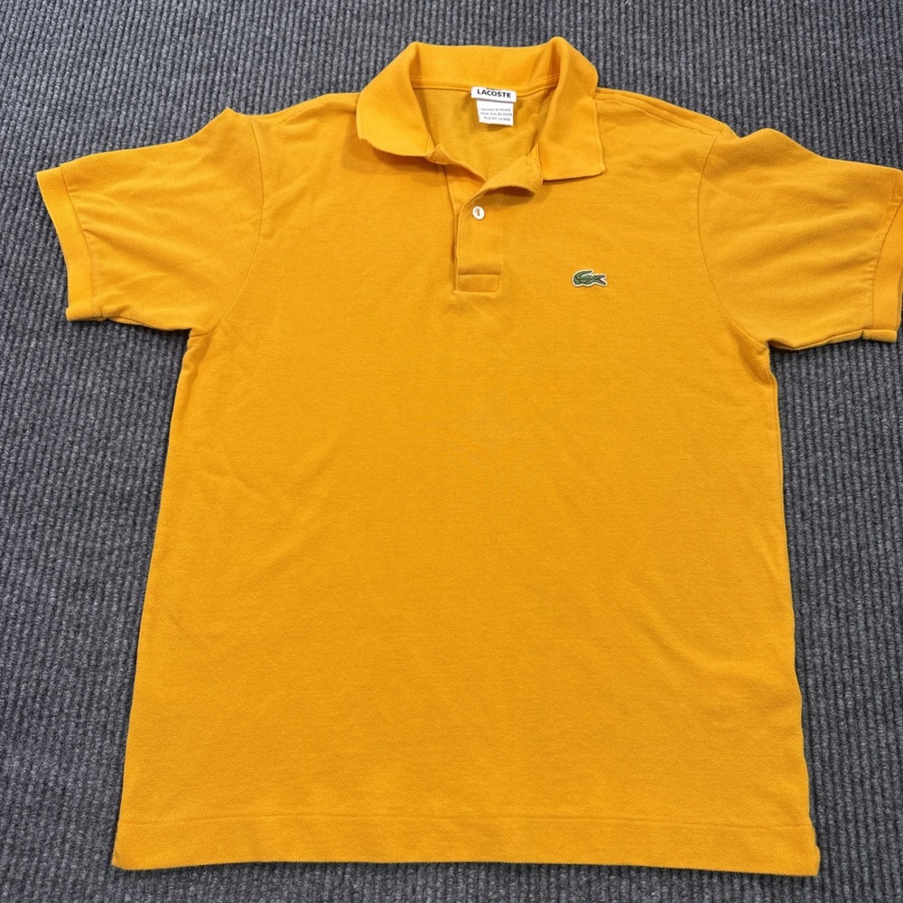 Lacoste Sport Summer Orange Polo Shirt Short Sleeve Embroidered Women's Size 4